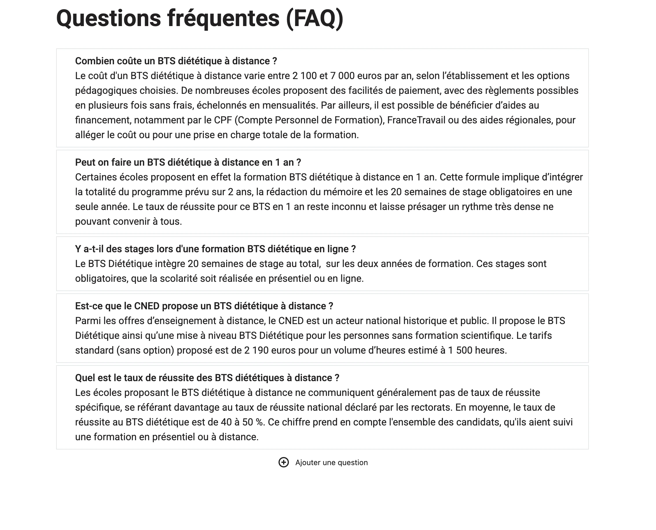 Блок Yoast FAQ с простой строкой