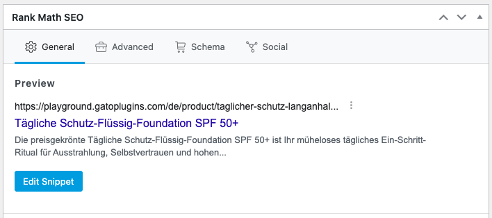 Переведённые SEO-заголовок и описания